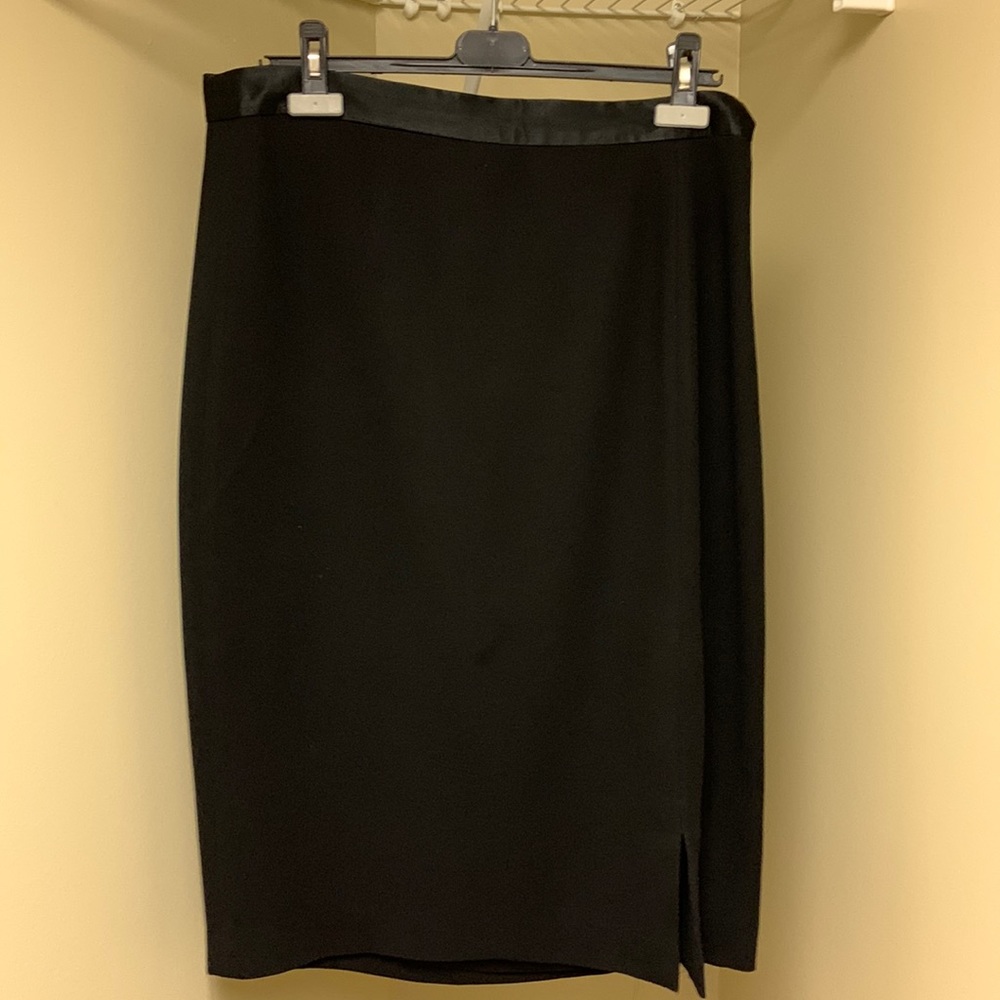 Andrea Polizzi for Rex Lester black skirt with satin waist